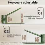 Adjustable Shoe Slot Organizer for Closet Space Saver