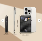 Minimalist Pop-Up Wallet for Men – RFID Blocking Aluminum Card Holder