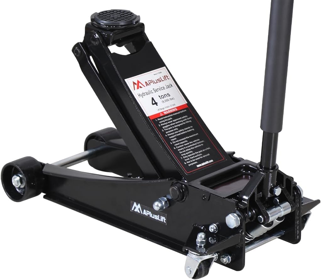 4 Ton Low Profile Steel Racing Floor Jack Lift Up To 21"