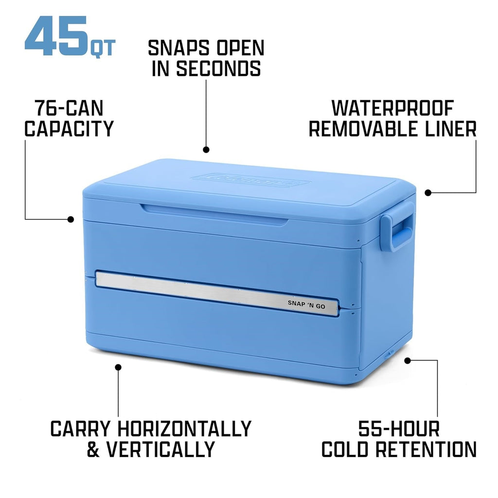 Portable foldable cooler