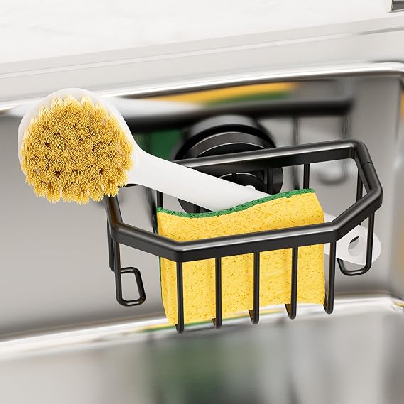 Sink sponge holder suction cup