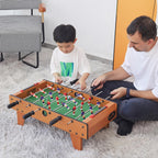 Foosball Table, Wooden Tabletop Soccer Game Set