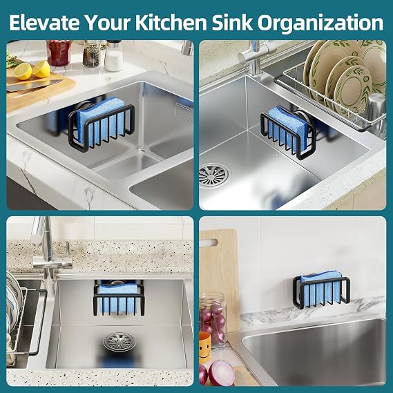 Sink sponge holder suction cup