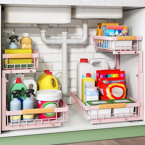 Under Sink Organizer, 2 Tier Under the Sink Storage