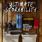 Portable foldable cooler