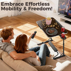 Upgraded Folding TV Tray Table, Sturdy Couch & Dinner Laptop Table