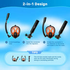 Mini Scuba Tank with Full Face Mask